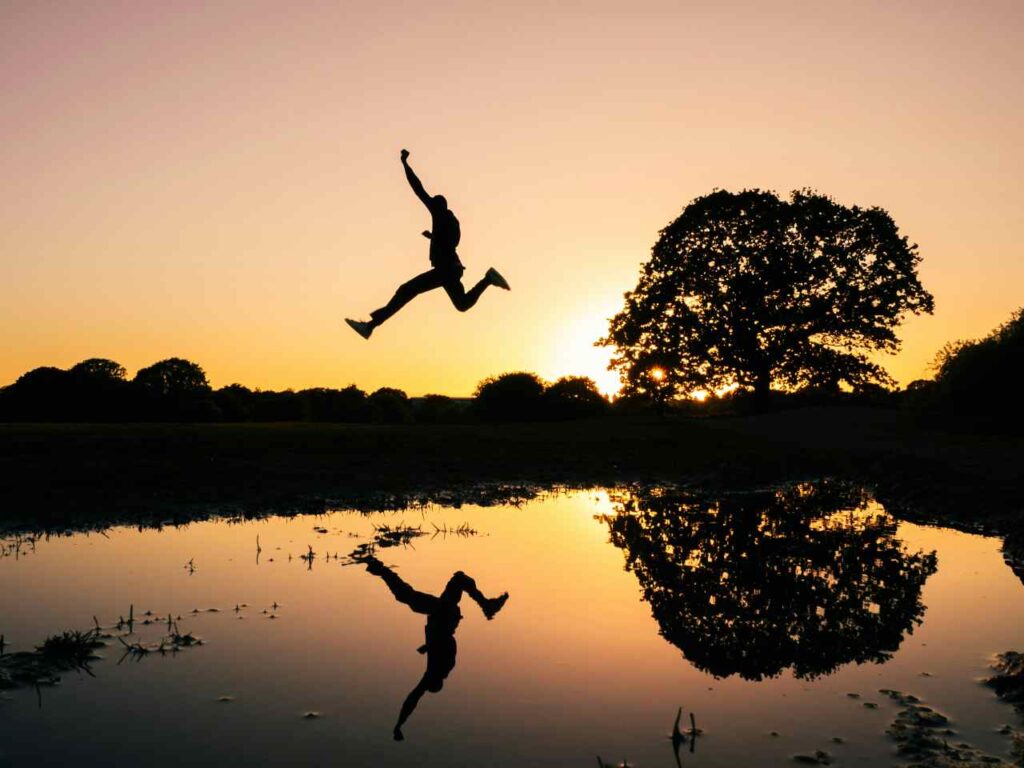 Meaning of Taking the Leap in English